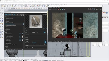 VRAY RHINO Videocourse - 13 - Textures and PBR Materials, Tiling, Size, Unwrap, Bump VS Displacement