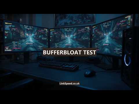 Thumbnail for the LinkSpeed bufferbloat test video guide