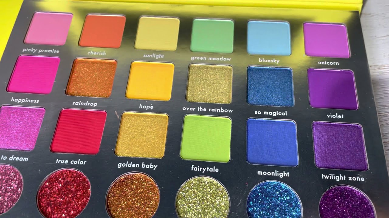 Cosmeticos Paleta De Sombra Across The Rainbow Kara Beauty I Cosmeticos Al Por Mayor Youtube