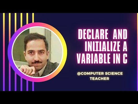 Declare and Initialize