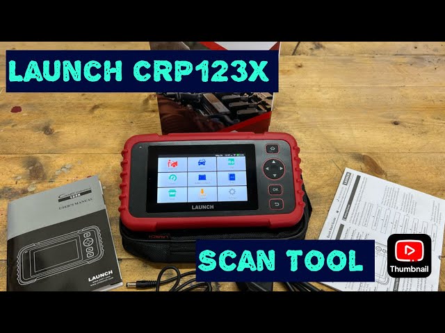 Launch CRP123X Scan Tool Unboxing And Review 