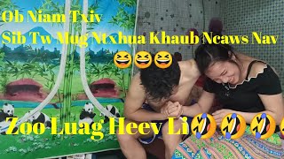 Sib Tw Ntxhua Khaub Ncaws Zoo Luag Heev Suab Nkauj Hmoob