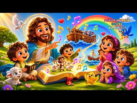 1 Hora de Música Gospel Infantil |Histórias Bíblicas Cantadas | Playlist Infantil de Louvor