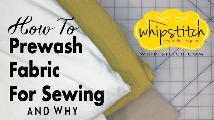 Prewashing Fabric: How to Prepare Material for Sewing - DIY Danielle®