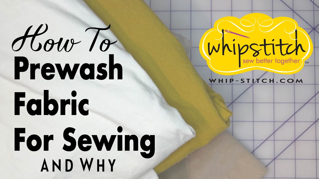 Preshrinking Fabric for Sewing