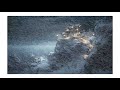 White Noise Snowstorm | Peaceful sounds of snowflakes and wind for sleep, meditation, stress relief