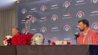 Ryan Day and Kyle Whittingham preview upcoming Rose Bowl