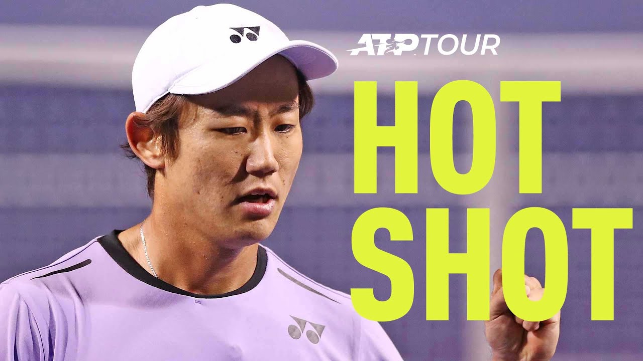 Hot Shot Auger Aliassime S Wall Not Enough To Stop Nishioka In Indian Wells 19 Youtube