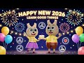 Happy New Year 2026 🎉 | Pofy &amp; Mimi ke Saath Achhi Aadathein | Kids Learning Video