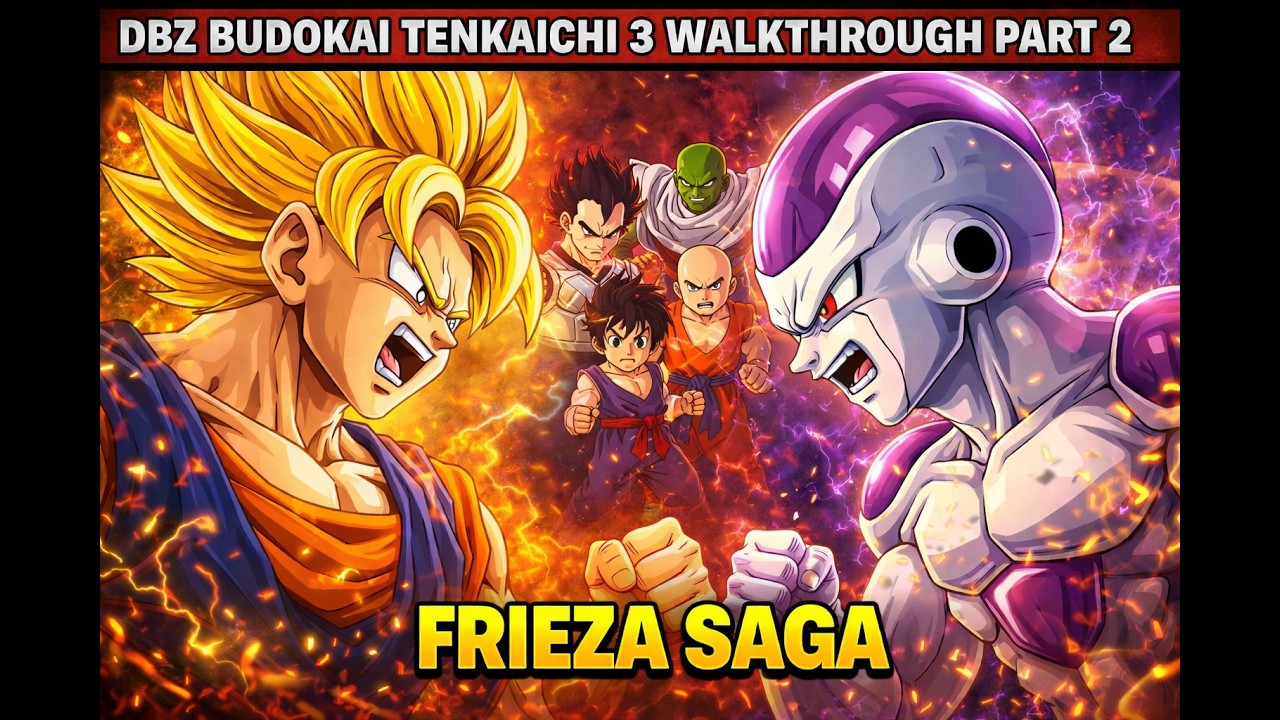 Let's Play Dragon Ball Z Budokai Tenkaichi 3 - Part 2 -Saiyan Saga Vegeta  Battle And Frieza Saga