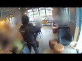 Show me your hands  armed officers arrest man in starbucks