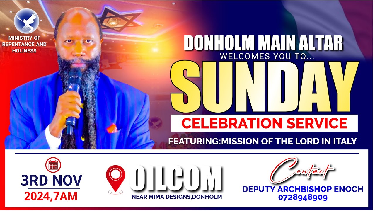 DONHOLM MAIN ALTAR SUNDAY SERVICE - 3 NOV 2024