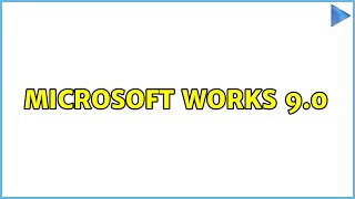 Microsoft works 9.0 screenshot 5