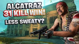 31 KILL ALCATRAZ WIN! More Laid Back Now? | CoD Blackout