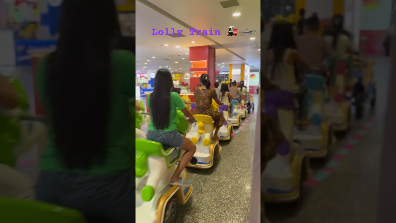 Lolly train 🚂 ride . 