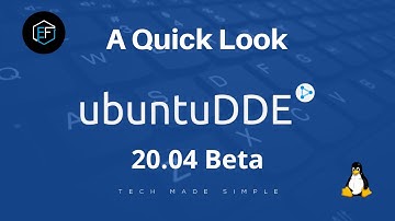 A quick look at UbuntuDDE 20.04 beta