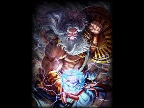 smite zeus deus grego muito foda com o raio na mão levo tudo p