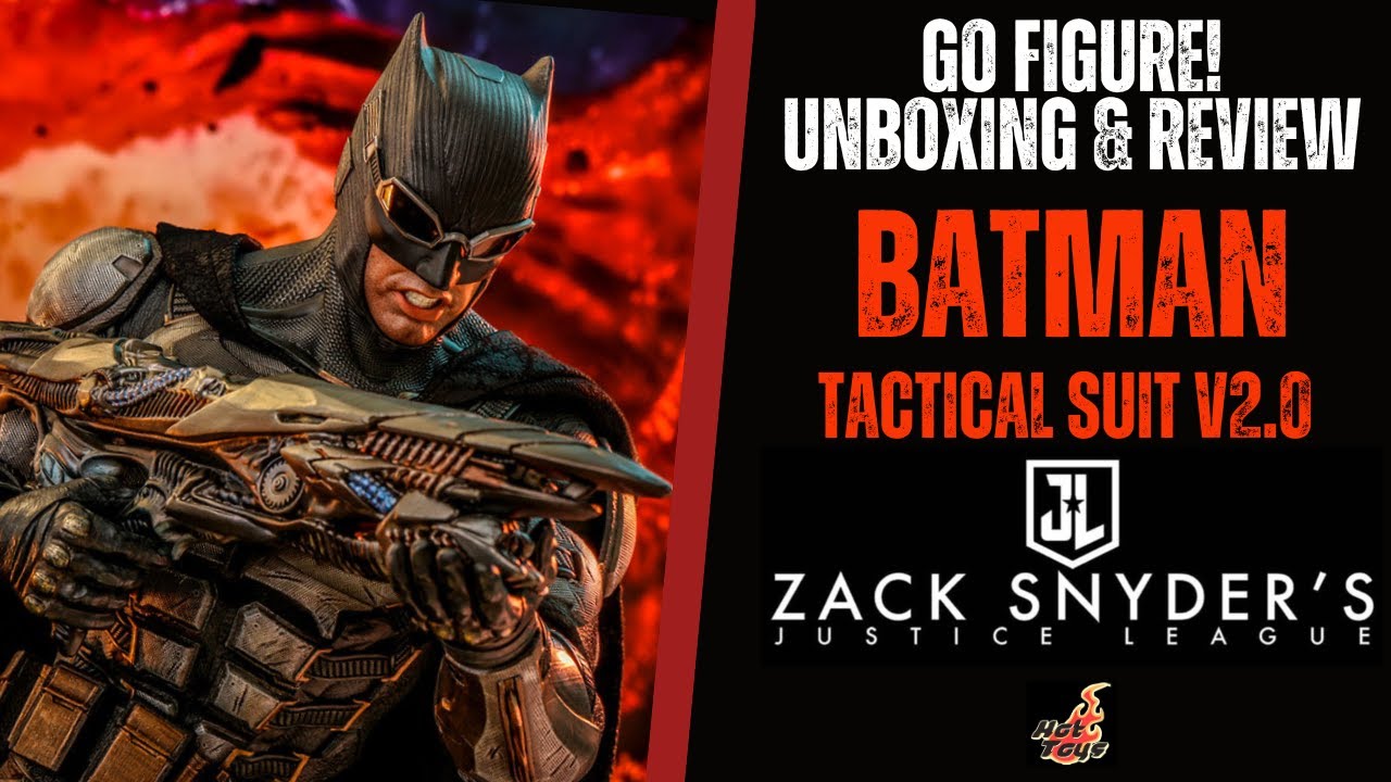 HOT TOYS BATMAN TACTICAL SUIT V 2.0 ZACH SYNDERS JUSTICE LEAGUE