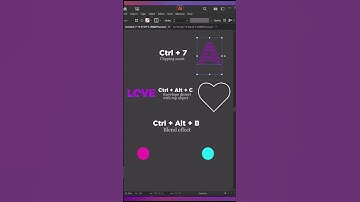 Keyboard Shortcuts in Adobe illustrator part 4
