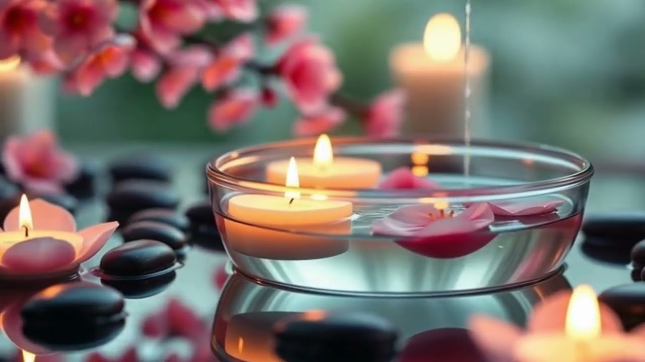 3️⃣ 29 Minutes of Pure Peace ✨ | Flower Candle Meditation & Water Sounds