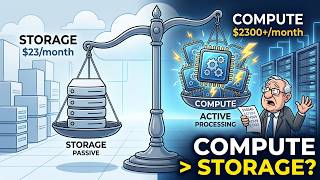 💰 Why Cloud Compute Costs More Than Storage ⚙️