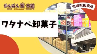 【茨城県坂東市】「ワタナベ卸菓子」のご紹介（がんばん堂本舗提供）