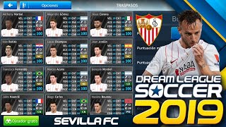 Plantilla del Sevilla FC 2021-2022 para Dream League Soccer 2019 (DLS 19) Normal y al 100%