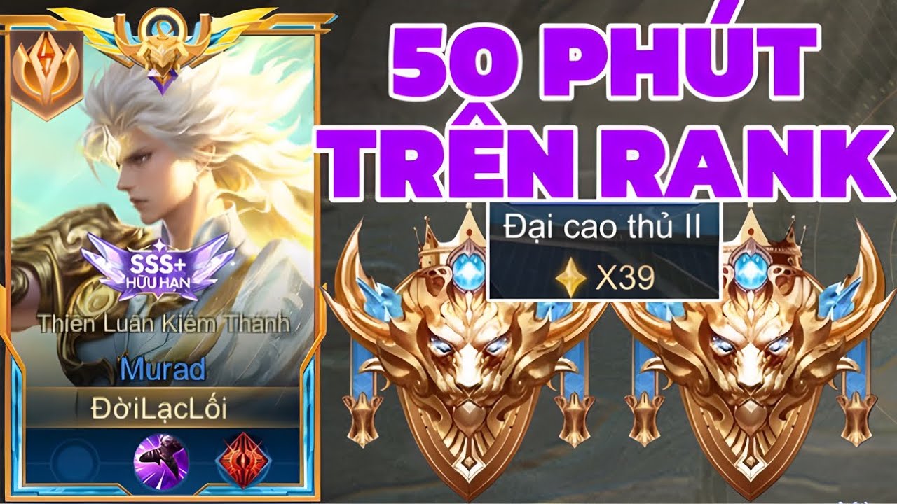 50 Phút Rank Đơn Leo Thách Đấu Đầu Mùa Của Onekill Với Những Trận Đấu Căng Rank 39 Sao