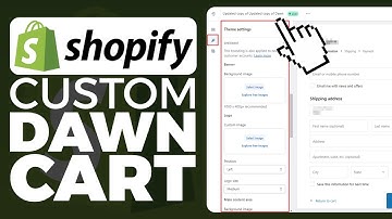 Customize Cart Page Shopify Dawn (2025)