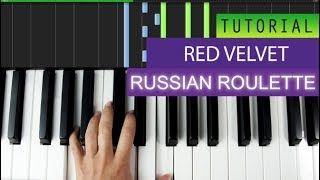 Red Velvet  - Russian Roulette - Piano Tutorial + MIDI Download