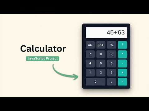 How to Create a Calculator using JavaScript | HTML CSS JS