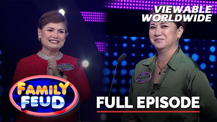 Family Feud: SNOOKY & FRIENDS VS ‘KALUSKOS MUSMOS’ (JULY 4, 2024) (Full Episode 512)