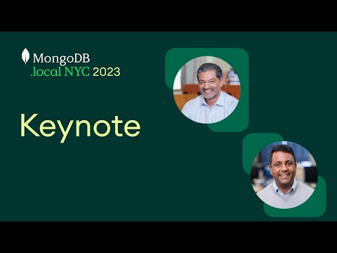 Keynote - MongoDB.local NYC 2023