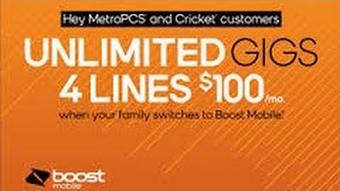Boost Mobile Extends Its 4 Lines of the Unlimited GIGS Plan $100/month Promotion