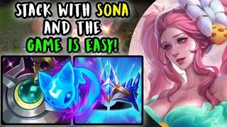 Stack with SONA and the Game is EASY! | Master Support | Patch 26.07