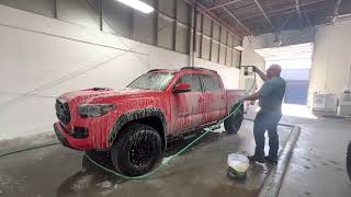 Cleaning a 2023 Trd pro Toyota Tacoma
