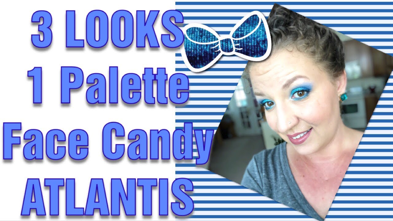 3 LOOKS 1 PALETTE | Face Candy Atlantis | Dupe for Tarte Icy Betch