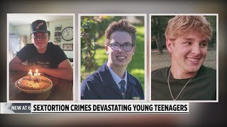 Sextortion crimes devastating young teenagers