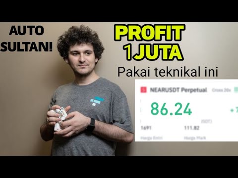 PROFIT 1 JUTA DARI COIN NEAR FUTURES BINANCE, TUTORIAL TEKNIKAL ANALISIS UNTUK PARA PEMULA