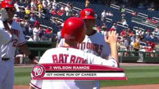 Ramos' first career homer