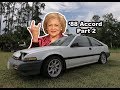 1988 Honda Accord. Cleaning 30 Year old Engine Bay and much more!