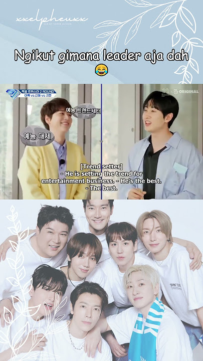 terserah lu dah. dikira lagi poto kalender 🤣💙SJ Returns4 EP 20 #superjunior #elfindonesia