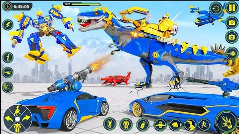 Dino Robot Car Transform Game