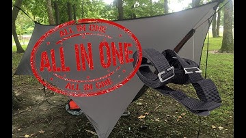 HAMMOCK & TARP ALL ON 1" WEBBING