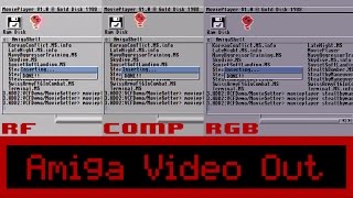 Video Out | Connecting a Commodore Amiga 1200 to a Modern TV / Monitor