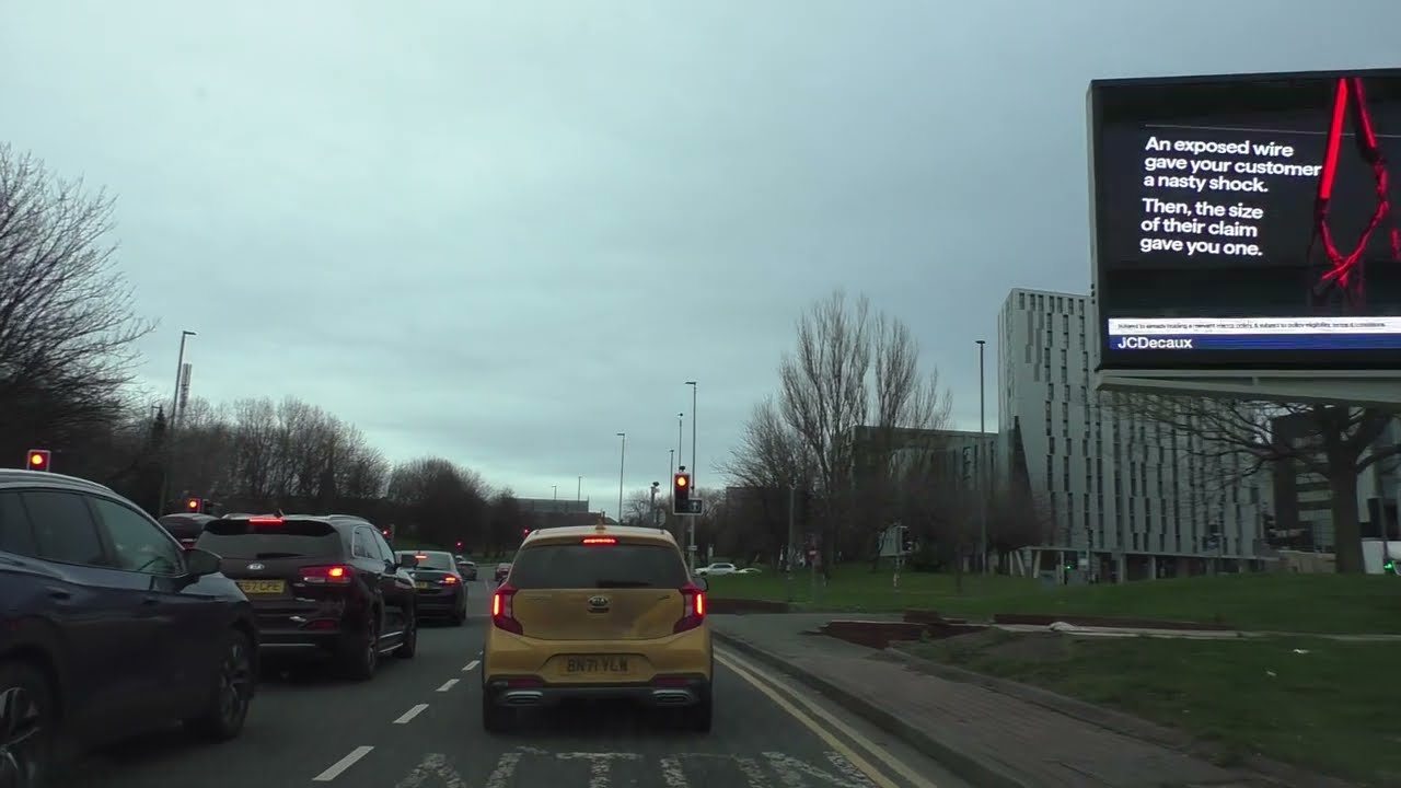 Driving Hunter Street, New Islington, St Anne Street, Norton Street & Seymour Street, Liverpool, UK