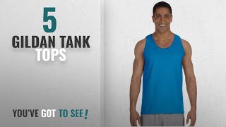 Top 10 Gildan Tank Tops Winter 2018 Gildan Adult Ultra CottonTank Top - Sapphire
