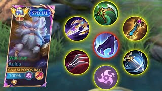 AULUS' NEW BUILD & MOST PAINFUL EMBLEM THAT MAKES ENEMIES NERVOUS | MOBILE LEGENDS