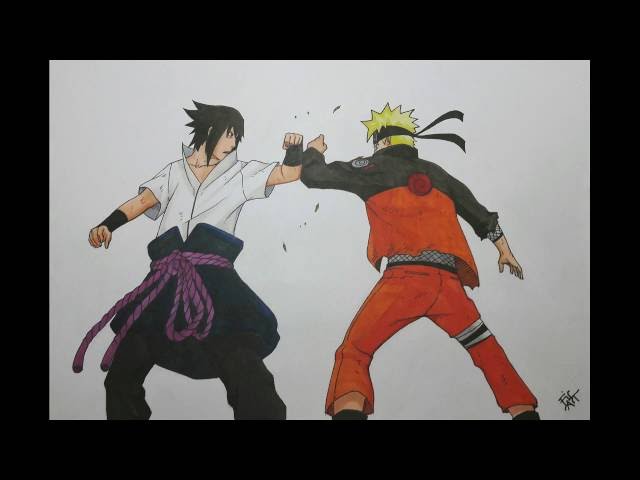 Naruto Vs Sasuke Final Battle  °Desenhistas Do Amino° Amino