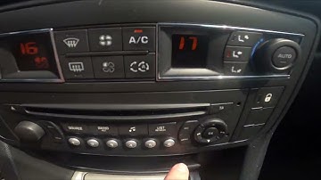 How to Enable or Disable Traffic Announcements in Citroen C5 III ( 2007 – 2017 ) | Manage TA